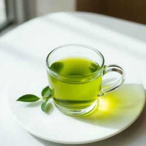 Grüner Tee Halbschatten